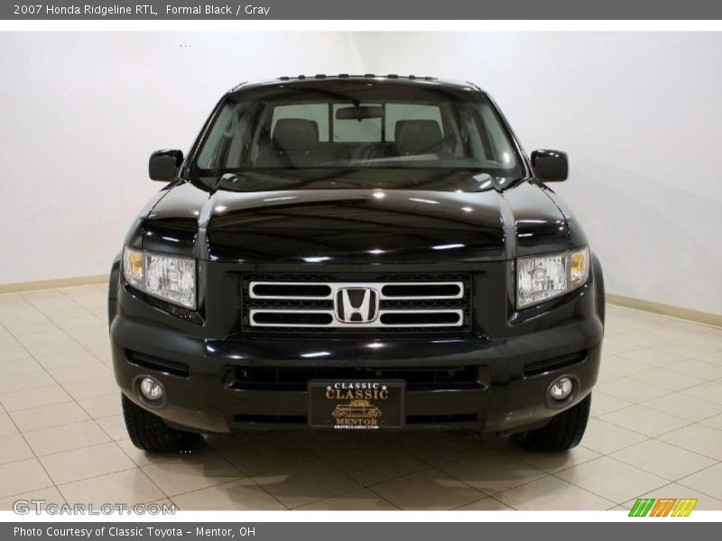 Formal Black / Gray 2007 Honda Ridgeline RTL