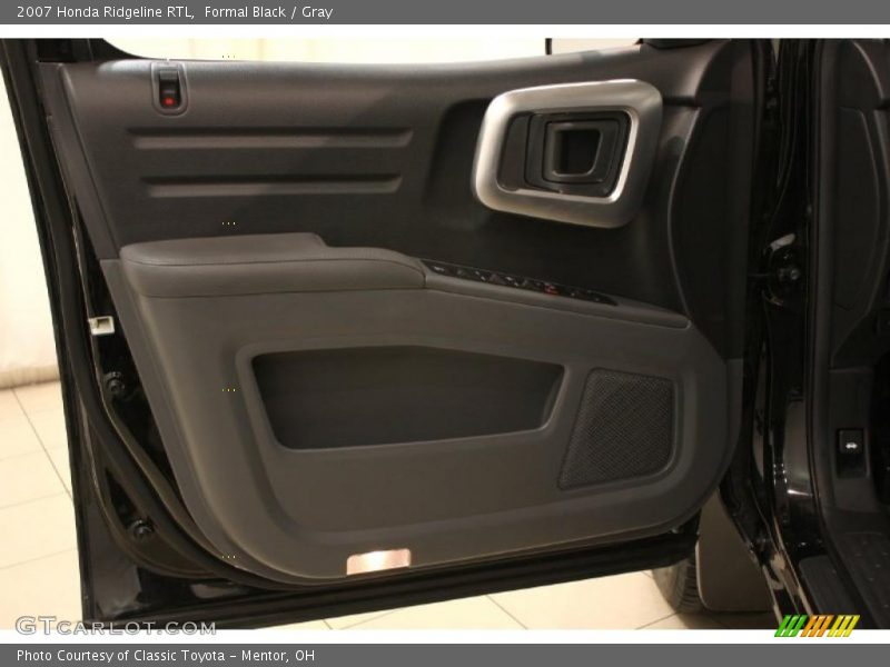 Formal Black / Gray 2007 Honda Ridgeline RTL