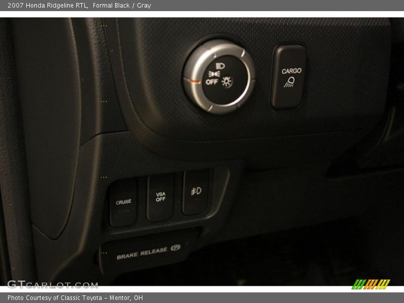 Formal Black / Gray 2007 Honda Ridgeline RTL