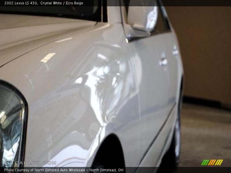 Crystal White / Ecru Beige 2002 Lexus LS 430