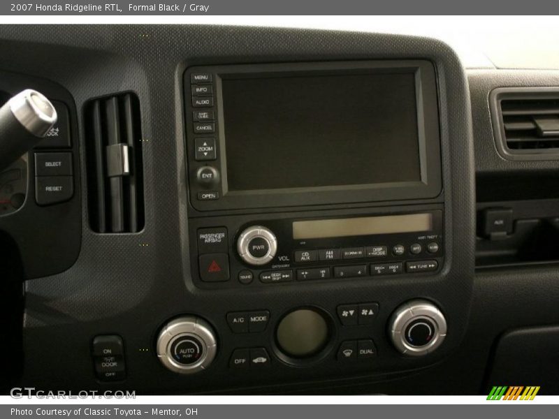 Formal Black / Gray 2007 Honda Ridgeline RTL