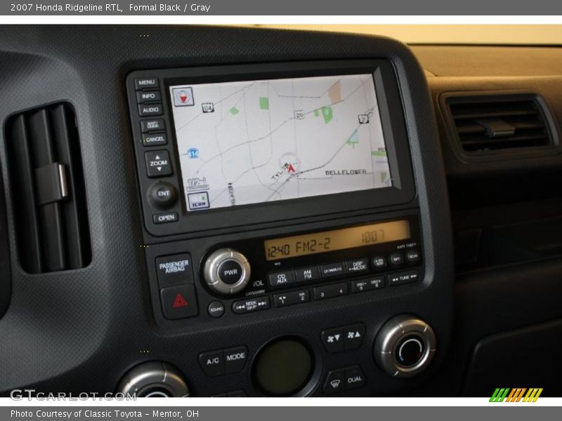 Formal Black / Gray 2007 Honda Ridgeline RTL