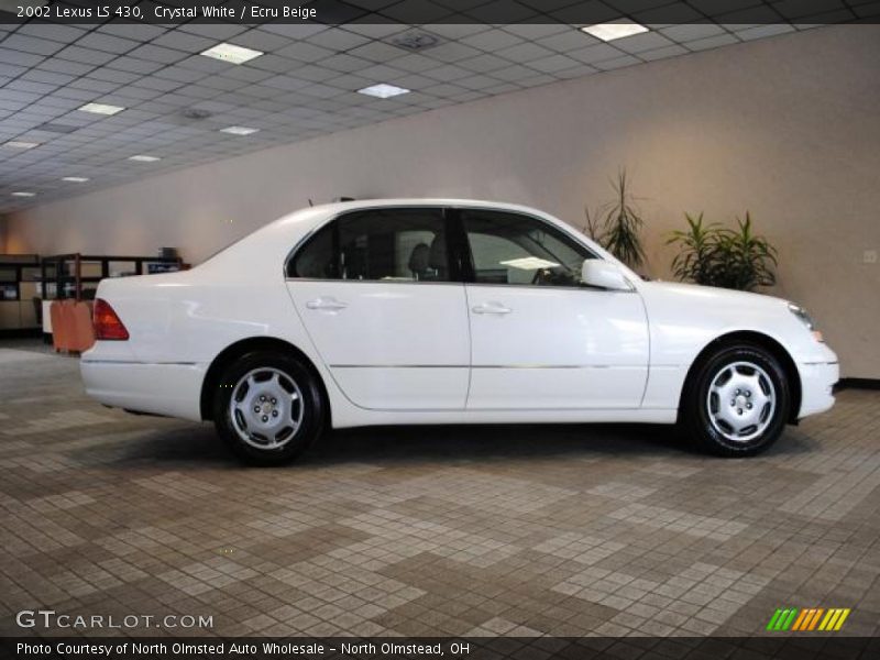 Crystal White / Ecru Beige 2002 Lexus LS 430