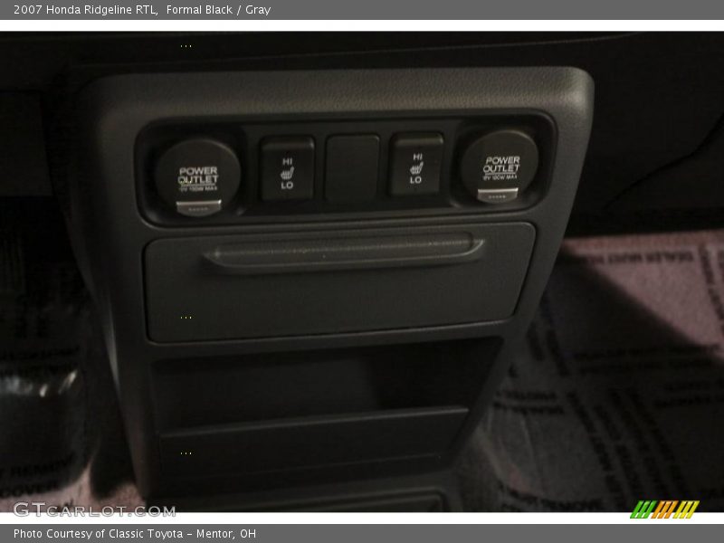 Formal Black / Gray 2007 Honda Ridgeline RTL