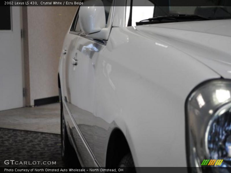 Crystal White / Ecru Beige 2002 Lexus LS 430