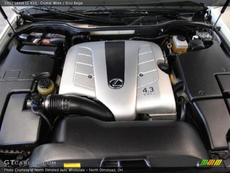 Crystal White / Ecru Beige 2002 Lexus LS 430