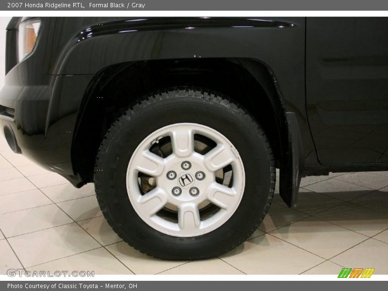 Formal Black / Gray 2007 Honda Ridgeline RTL