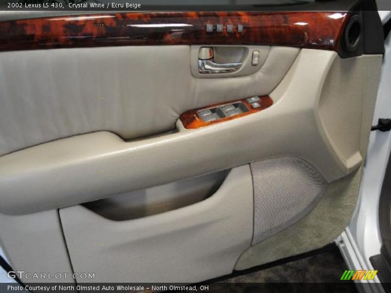 Crystal White / Ecru Beige 2002 Lexus LS 430
