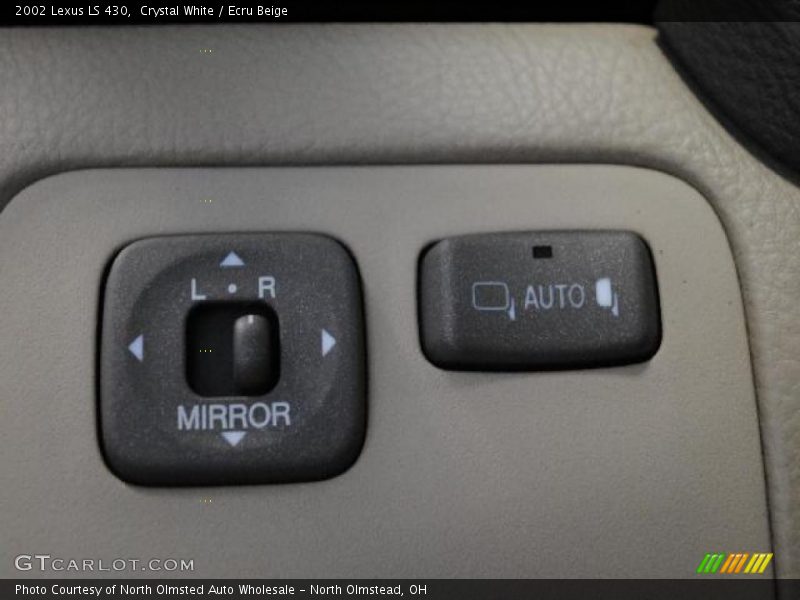 Crystal White / Ecru Beige 2002 Lexus LS 430