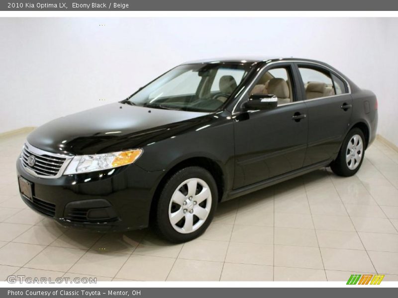 Ebony Black / Beige 2010 Kia Optima LX