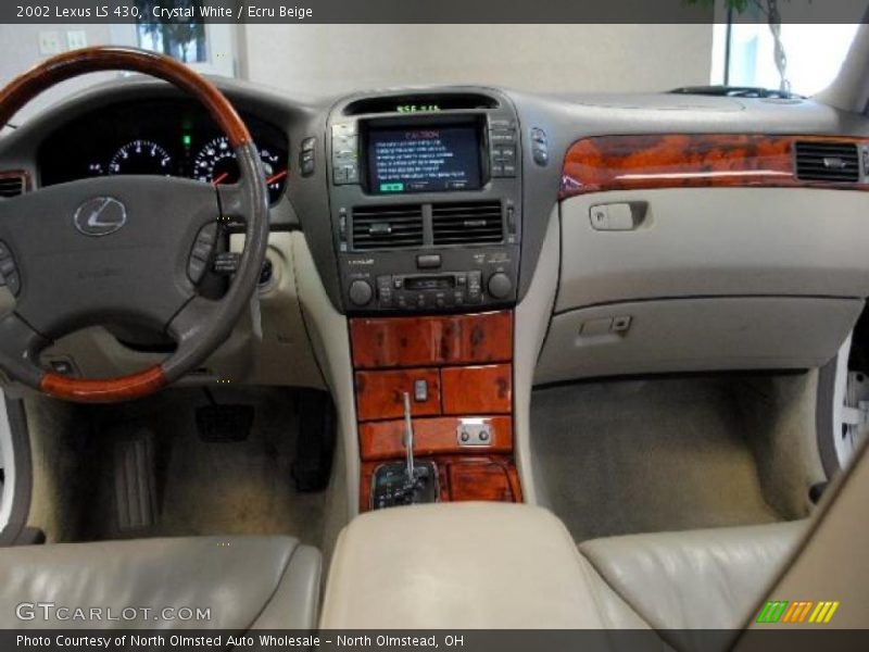 Crystal White / Ecru Beige 2002 Lexus LS 430