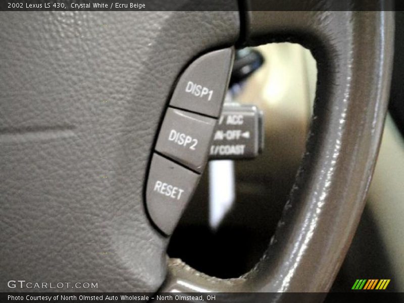 Crystal White / Ecru Beige 2002 Lexus LS 430