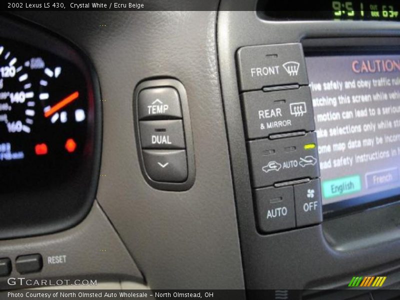 Crystal White / Ecru Beige 2002 Lexus LS 430