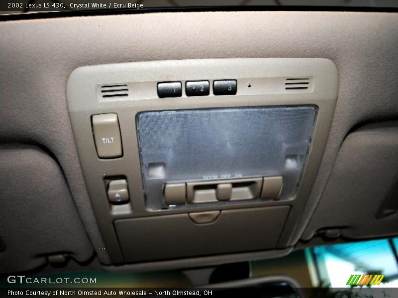 Crystal White / Ecru Beige 2002 Lexus LS 430