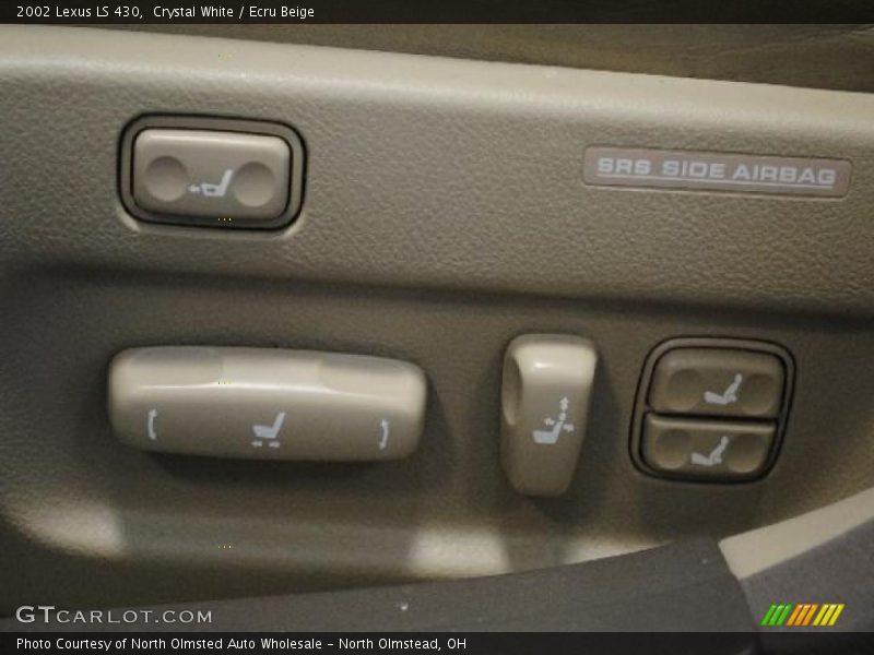 Crystal White / Ecru Beige 2002 Lexus LS 430