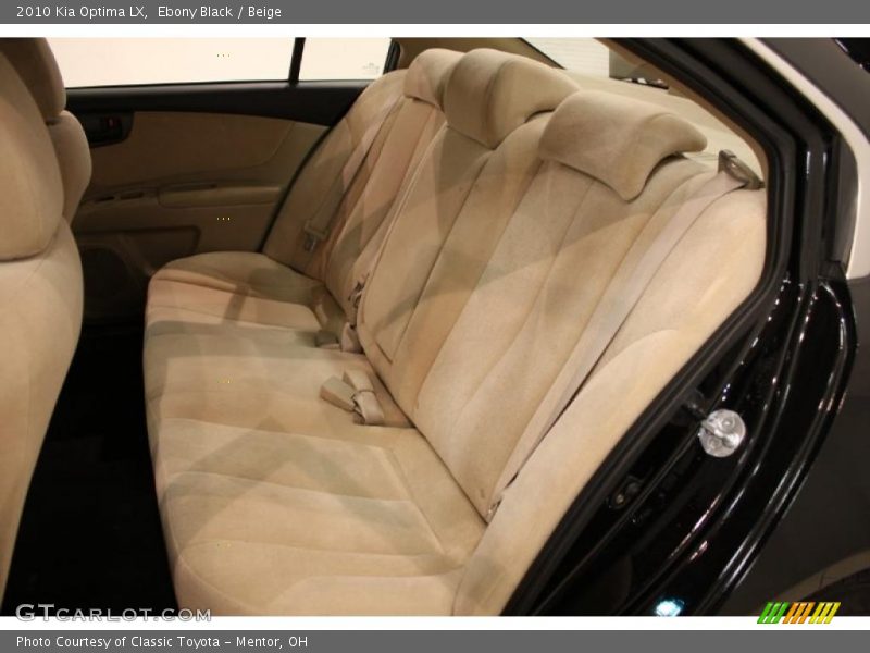 Ebony Black / Beige 2010 Kia Optima LX