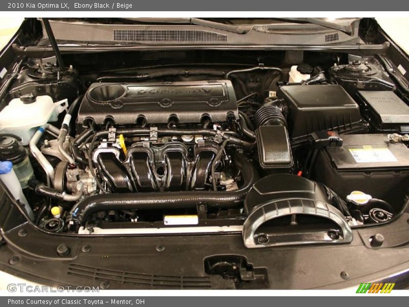 Ebony Black / Beige 2010 Kia Optima LX