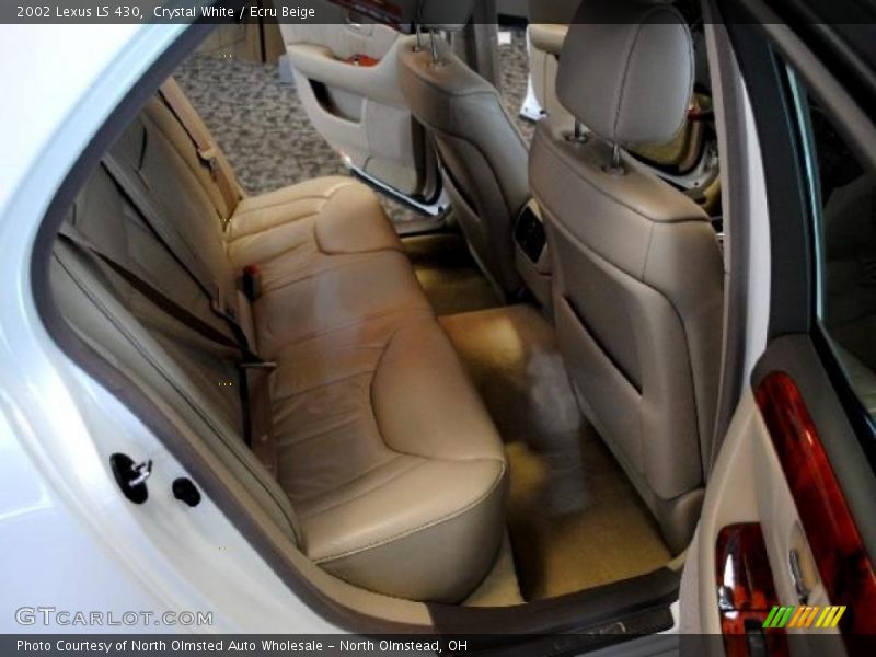Crystal White / Ecru Beige 2002 Lexus LS 430