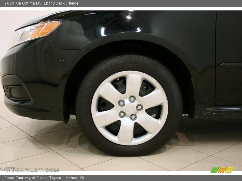 Ebony Black / Beige 2010 Kia Optima LX