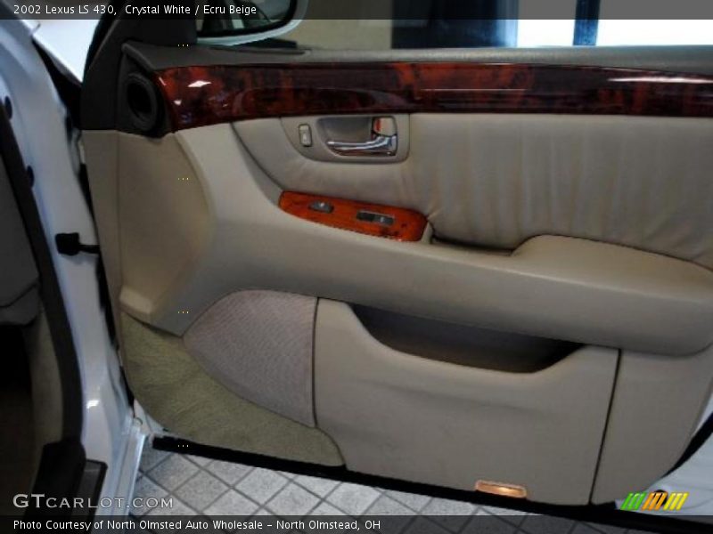 Crystal White / Ecru Beige 2002 Lexus LS 430