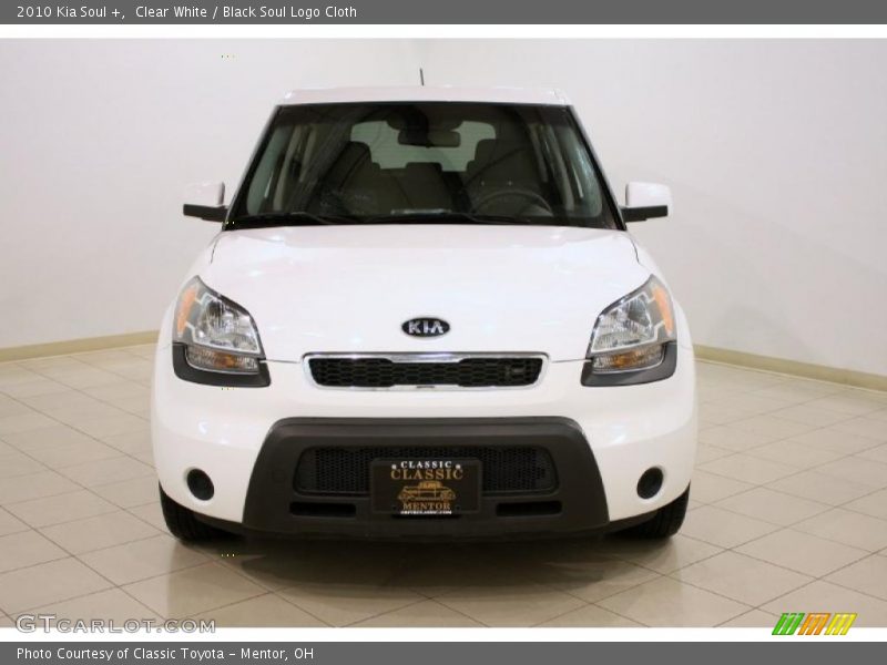 Clear White / Black Soul Logo Cloth 2010 Kia Soul +