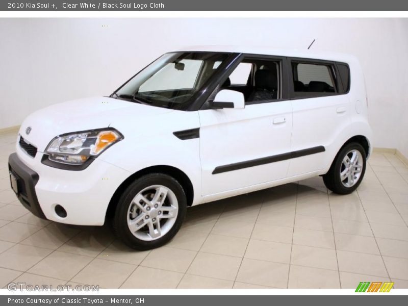 Clear White / Black Soul Logo Cloth 2010 Kia Soul +