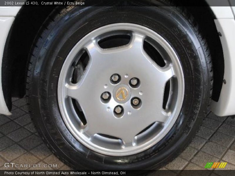 Crystal White / Ecru Beige 2002 Lexus LS 430