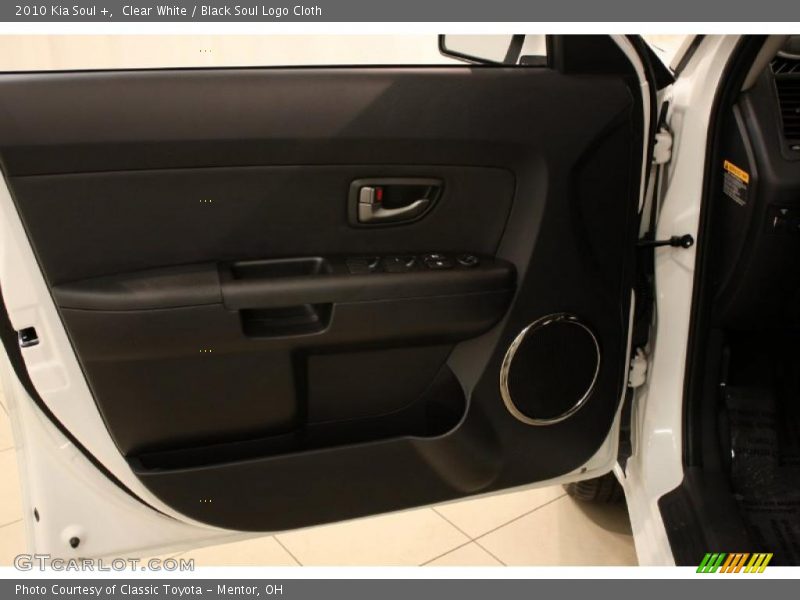 Clear White / Black Soul Logo Cloth 2010 Kia Soul +