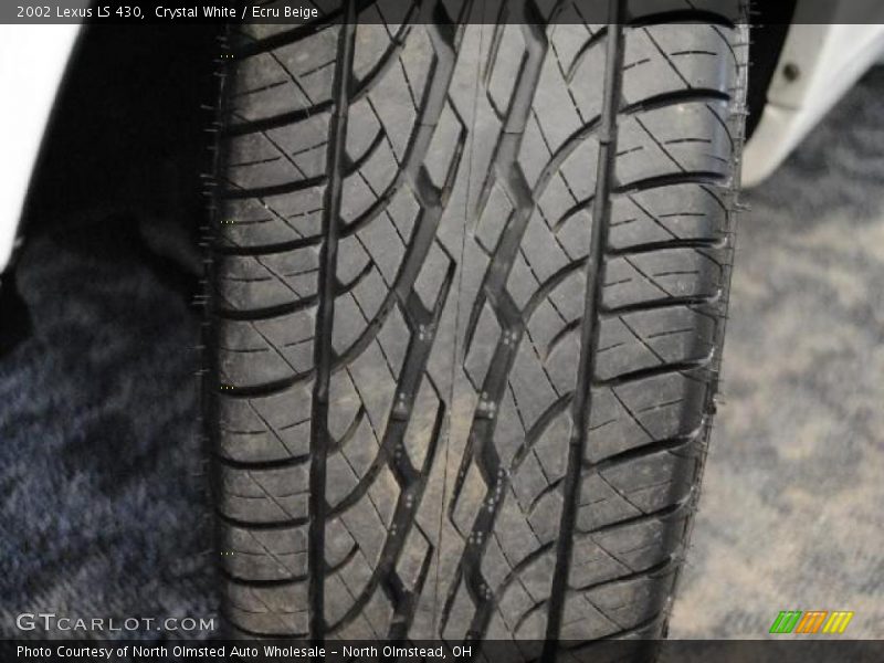 Crystal White / Ecru Beige 2002 Lexus LS 430