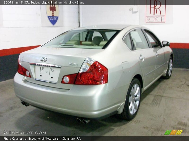 Liquid Platinum Metallic / Stone 2006 Infiniti M 35x Sedan