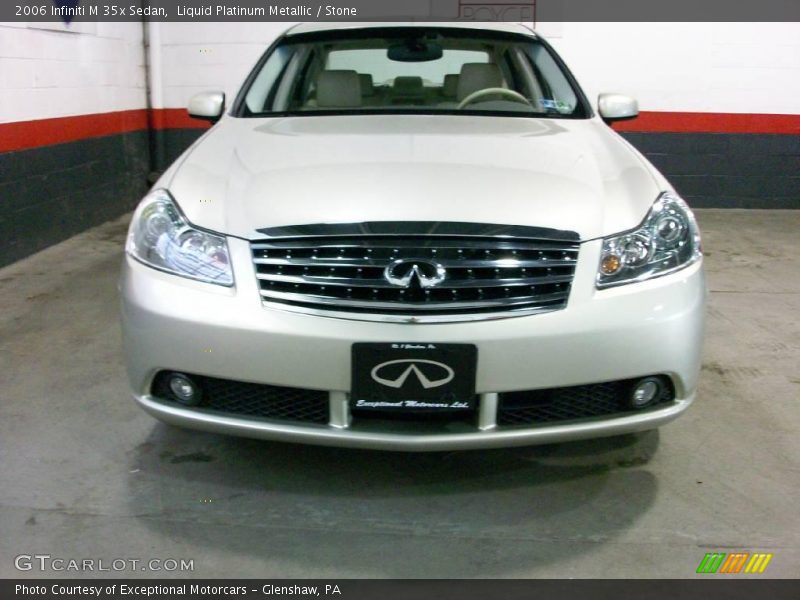 Liquid Platinum Metallic / Stone 2006 Infiniti M 35x Sedan