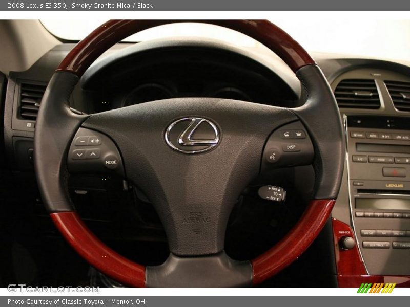 Smoky Granite Mica / Black 2008 Lexus ES 350