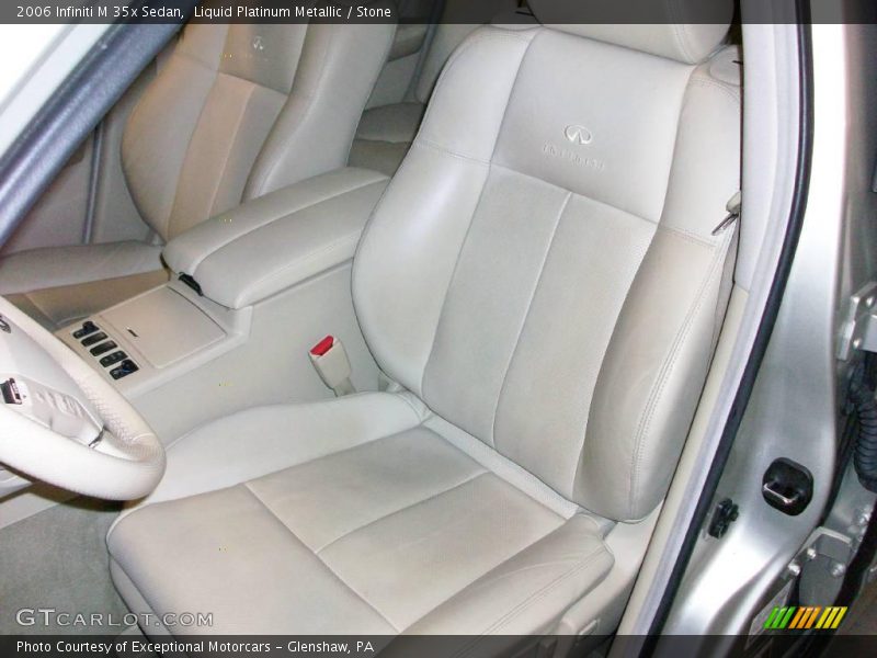 Liquid Platinum Metallic / Stone 2006 Infiniti M 35x Sedan