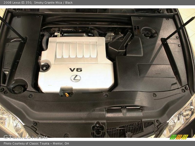 Smoky Granite Mica / Black 2008 Lexus ES 350
