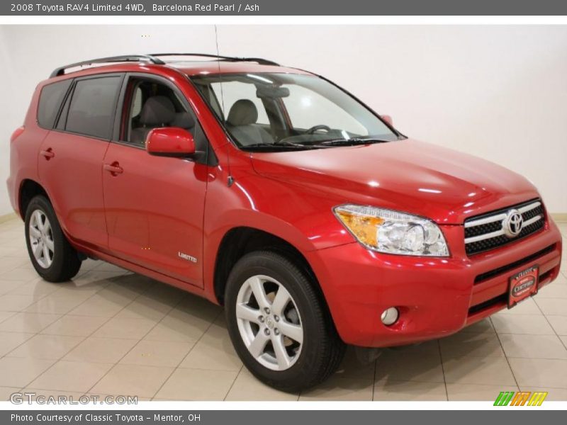 Barcelona Red Pearl / Ash 2008 Toyota RAV4 Limited 4WD