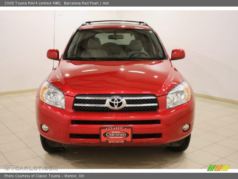 Barcelona Red Pearl / Ash 2008 Toyota RAV4 Limited 4WD