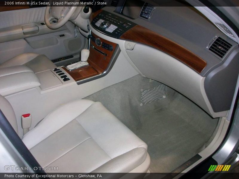 Liquid Platinum Metallic / Stone 2006 Infiniti M 35x Sedan