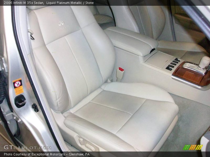 Liquid Platinum Metallic / Stone 2006 Infiniti M 35x Sedan