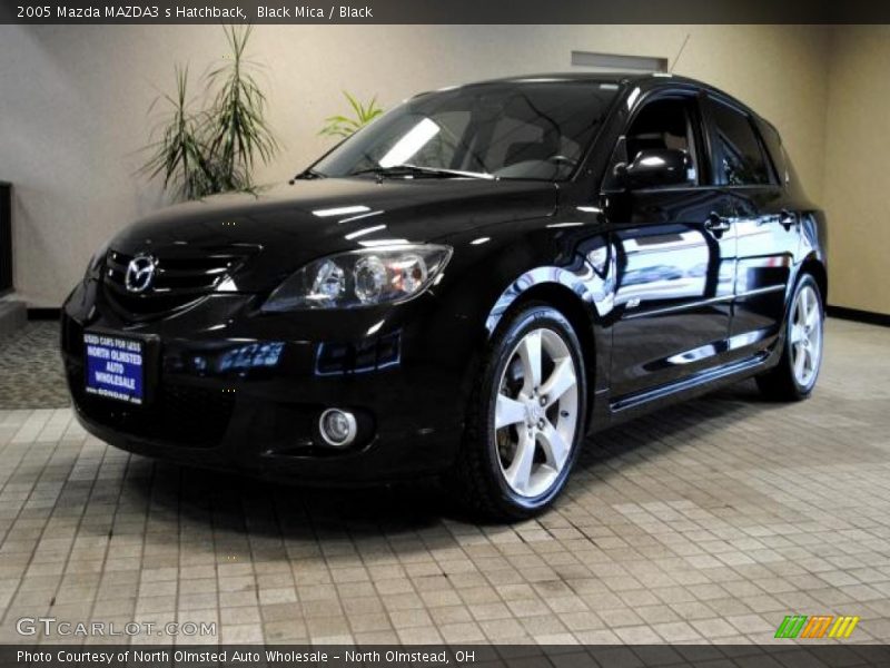 Black Mica / Black 2005 Mazda MAZDA3 s Hatchback