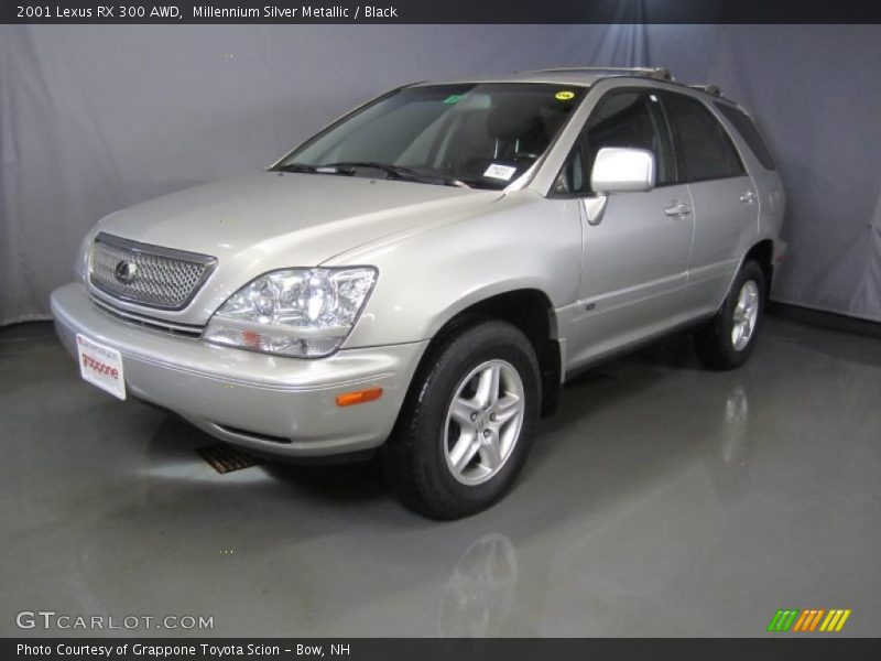 Millennium Silver Metallic / Black 2001 Lexus RX 300 AWD