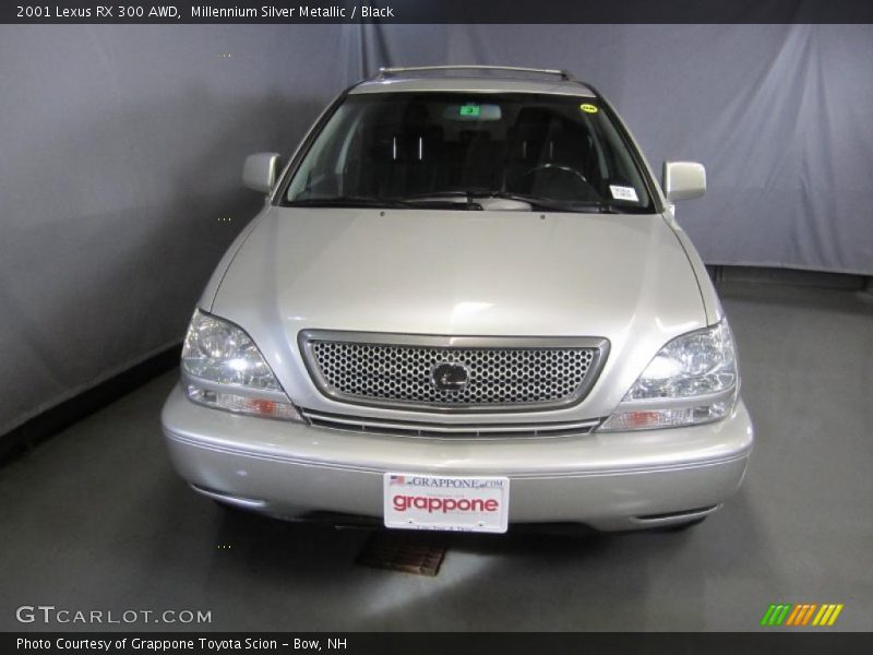 Millennium Silver Metallic / Black 2001 Lexus RX 300 AWD