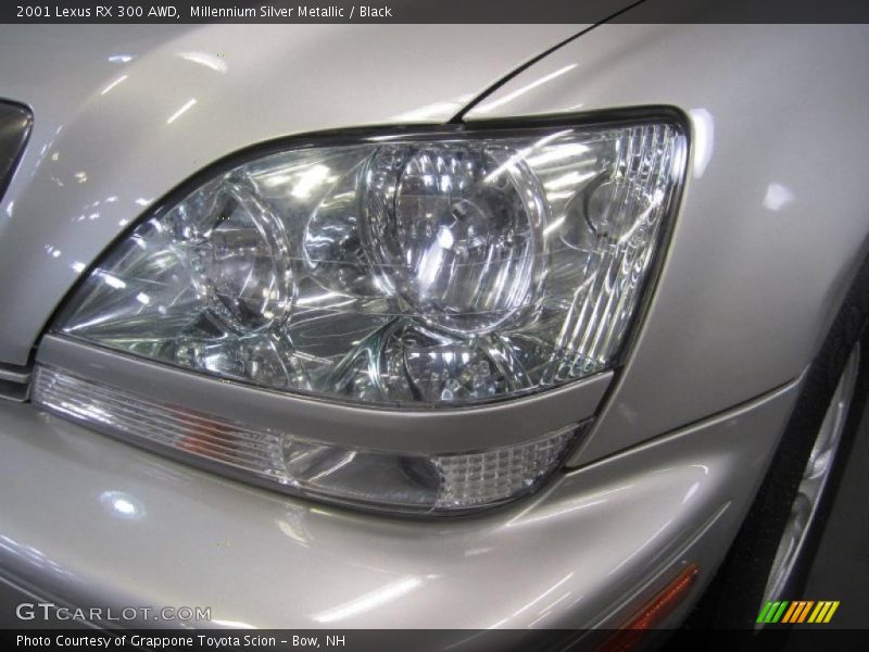 Millennium Silver Metallic / Black 2001 Lexus RX 300 AWD
