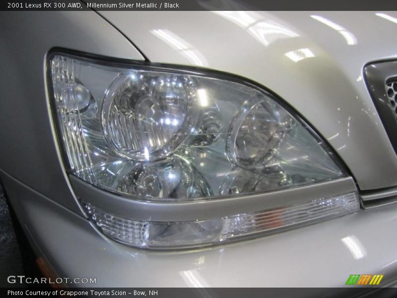 Millennium Silver Metallic / Black 2001 Lexus RX 300 AWD