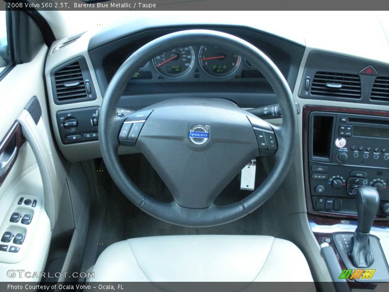 Barents Blue Metallic / Taupe 2008 Volvo S60 2.5T