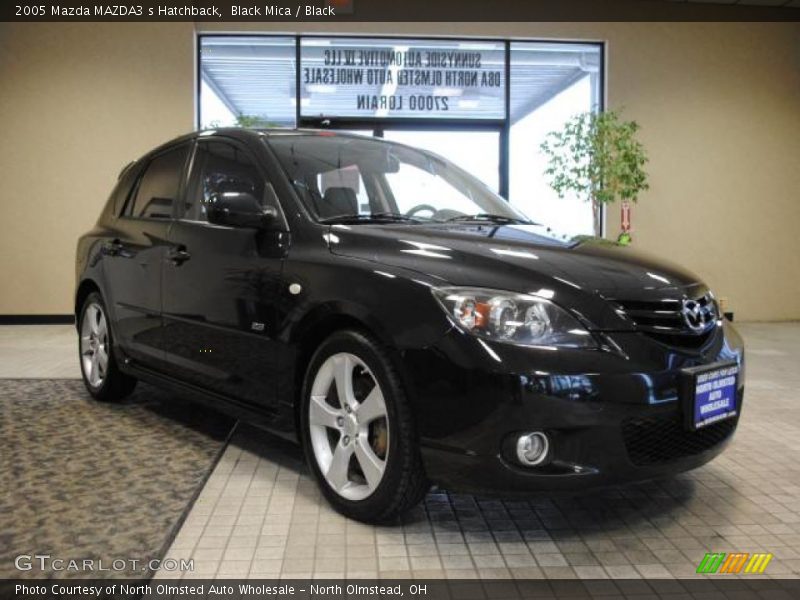 Black Mica / Black 2005 Mazda MAZDA3 s Hatchback