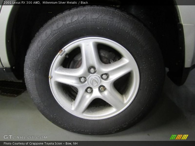 Millennium Silver Metallic / Black 2001 Lexus RX 300 AWD