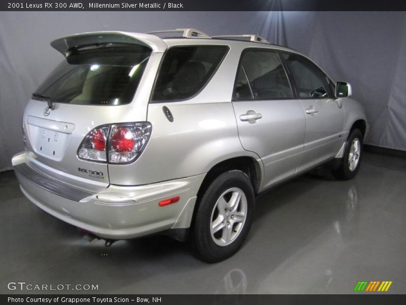 Millennium Silver Metallic / Black 2001 Lexus RX 300 AWD