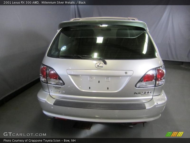 Millennium Silver Metallic / Black 2001 Lexus RX 300 AWD