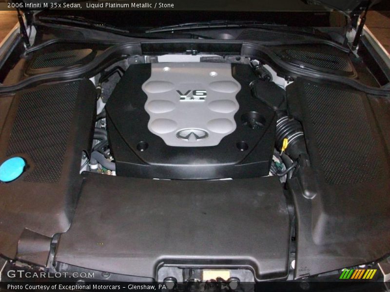 Liquid Platinum Metallic / Stone 2006 Infiniti M 35x Sedan