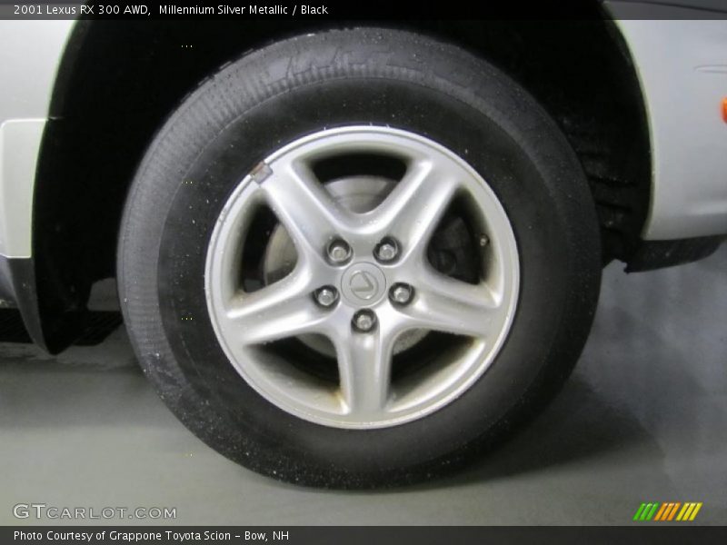 Millennium Silver Metallic / Black 2001 Lexus RX 300 AWD